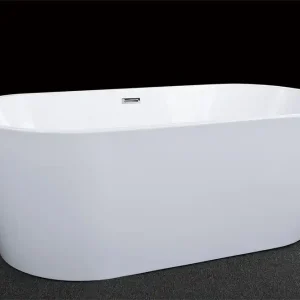 Badkar Hygieia i vit akryl -150x75x58 cm Köp online