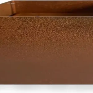 Utförsäljning Cortenstål kruka rektangulär - 40x80x40 cm