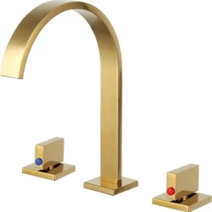 Badkarsblandare Mässing/Guld - Clover Billigare
