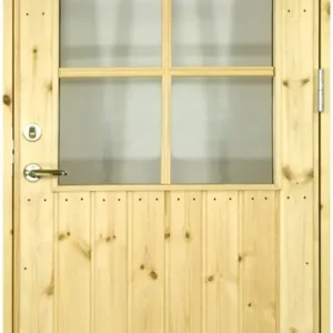 Förrådsdörr Fröbo 18 °C - Med glas Snabb frakt