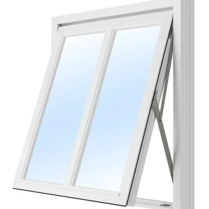Vridfönster med mittpost - 3-glas - trä - U-värde 1,1 Kampanjpris