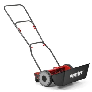 Erbjudande Handgräsklippare Hecht 30 cm manuell med uppsamlare metallchassi
