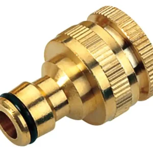 Krananslutning i mässing - 1/2" och 3/4" gänga Utförsäljning