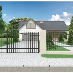 Staket Classical 8 - Smidesstaket för hem & trädgård Populär