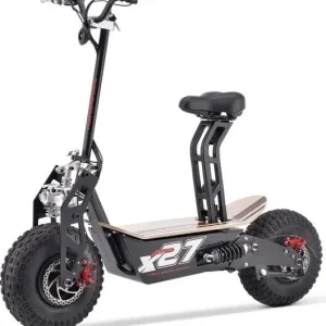 Handla nu Elscooter 2000W Svart med Sadel - Vuxen