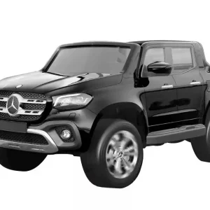 Erbjudandepris Elbil för barn Mercedes Benz XMX606 svart - 4x4 Hecht fjärrkontroll