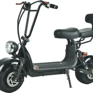 Elscooter 800W med Sits - Elektrisk 30km/h Rea