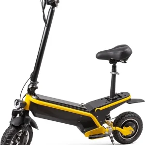 Elscooter med sadel 500W - 40 km/h, 150 kg, 10-tum hjul Endast idag