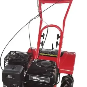 Köp online Bensindriven jordfräs Werkraft 212cc motor - Röd, 50cm arbetsbredd