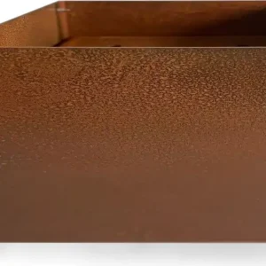 risnedsättning Corten kruka rektangulär - 40x60x30 cm