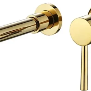 Väggmonterad Tvättställsblandare Guld - Oxalis Begränsat antal