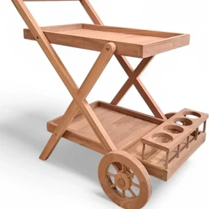 Saltö serveringsvagn teak utomhus retro - Barvagn teak Säker betalning