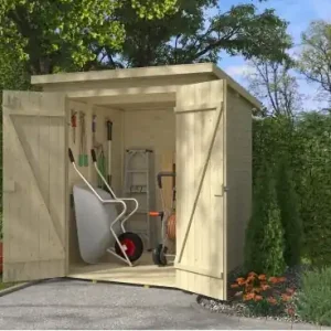 I lager Förråd Kent 3.2 - 2,9 m² - 13 mm trä