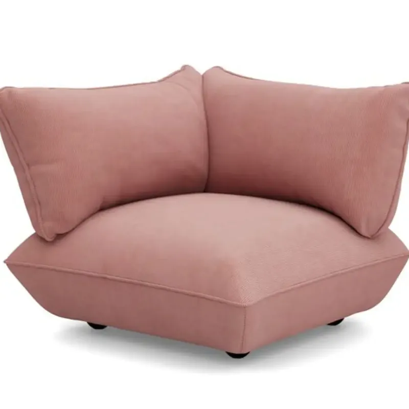 Beställ idag sumo soffa hörndel höger cord recycled soft pink