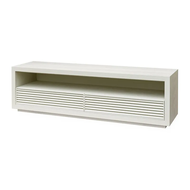 Begränsat antal HAYDEN mediabänk-Ivory mist