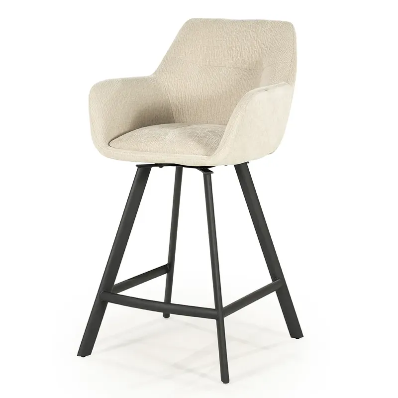 Bliss barstol med armstöd - beige Säker betalning
