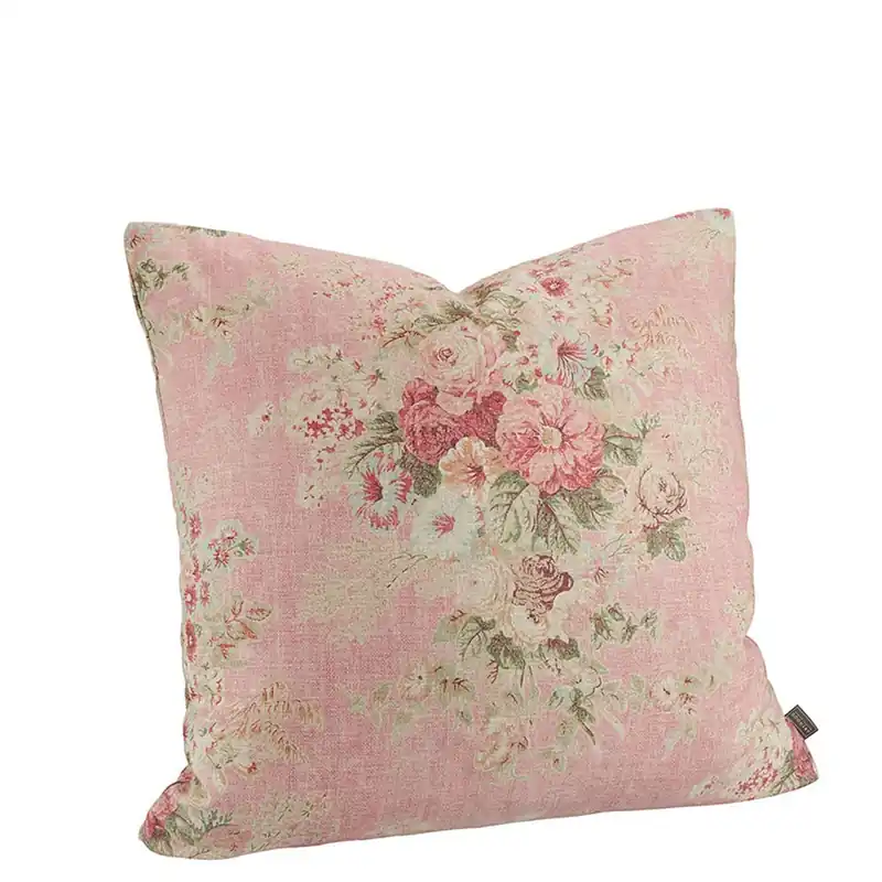BELLE blommigt kuddfodral - 50x50 Billig