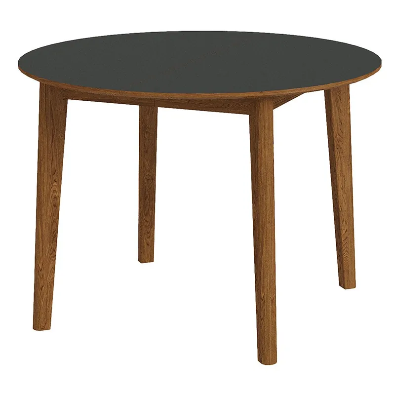 Beställ nu Sm120 Bord Valnöt Olja/Svart Nanolaminat 102X74Cm