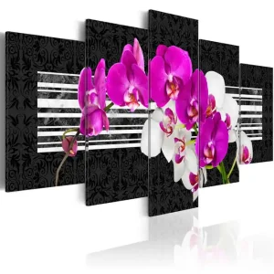 Utförsäljning Tavla Modest Orchids 200x100 - Inredning & dekor