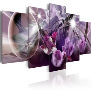 Begränsad tid Tavla Purple Of Tulips 100x50 - Inredning & dekor