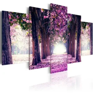 Bästa pris Tavla Purple Avenue 100x50 - Inredning & dekor