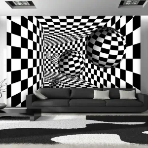 Begränsad tid FOTOTAPET Black & White Corridor 300x210 - Inredning & dekor