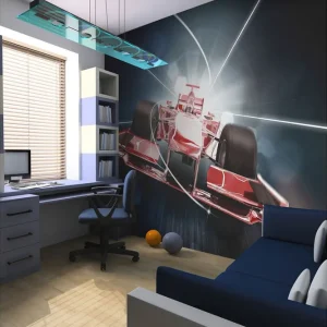 Begränsat antal Fototapet Hastighet Och Dynamik Formel 1 300x231 - Inredning & dekor