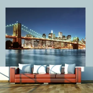 Bästa pris FOTOTAPET Mousserande Brooklyn Bridge 300x231 - Inredning & dekor