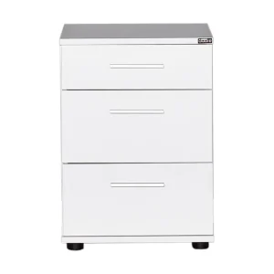 Rea Sängbord 40 cm 3 Skåp Vit - Möbler