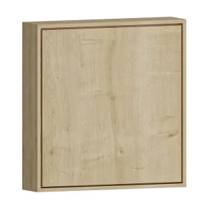 Handla nu Irbene Väggskrivbord 59 cm med Förvaring Hylla Natur - Möbler