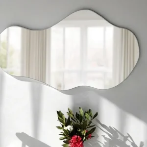 Spegel 40x70 cm Vit - Inredning I lager