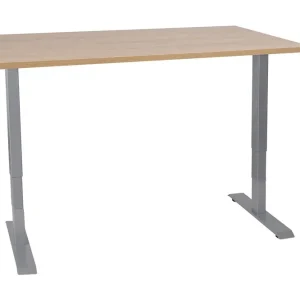 Ergosum 2 Skrivbord 140 cm Höj-och Sänkbar Trä/Natur - Möbler Nedsatt pris