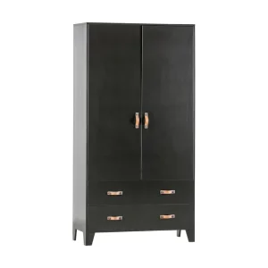 Wickam Förvaringsskåp 98x190 cm Svart - Förvaring Säker betalning