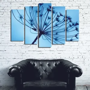 Dekorativ Canvastavla 5-Delar 70x20 cm Flerfärgad - Inredning Erbjudande