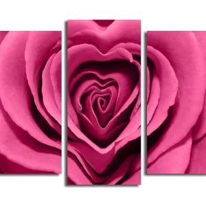 Billig Canvastavla 3-pack Flerfärgad 20x39 cm - Inredning