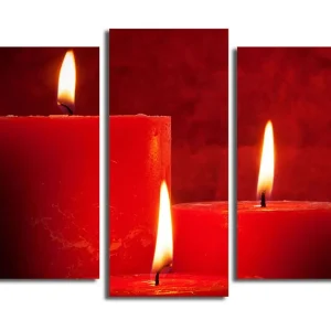 Reapris Canvastavla 3-pack Flerfärgad 20x39 cm - Inredning