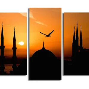 Canvastavla Music 3-pack Flerfärgad 20x39 cm - Inredning Kundfavorit