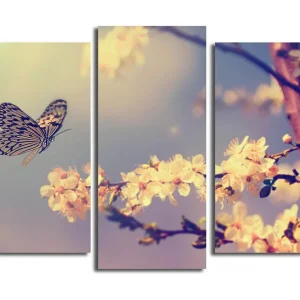 Canvastavla Scenic 3-pack Flerfärgad 20x39 cm - Inredning Sänkt pris