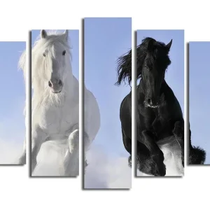 Canvastavla 5-pack Flerfärgad 19x60 cm - Inredning Lägg i varukorgen