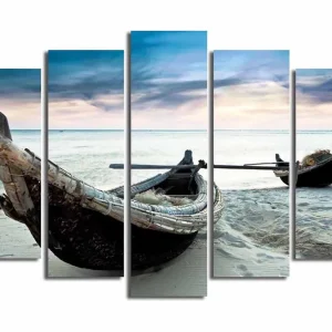 Canvastavla 5-pack Flerfärgad 19x60 cm - Inredning Endast idag