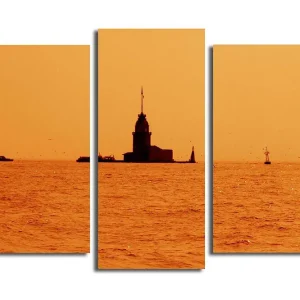 Kundfavorit Canvastavla 3-pack Flerfärgad 20x39 cm - Inredning