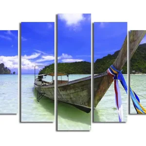 Nyhet Canvastavla 5-pack Flerfärgad 19x60 cm - Inredning
