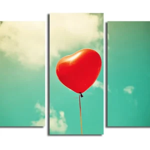 Canvastavla 3-pack Flerfärgad 20x39 cm - Inredning Köp online