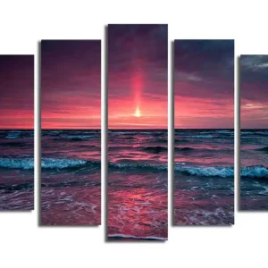 Kundfavorit Canvastavla 5-pack Flerfärgad 19x60 cm - Inredning