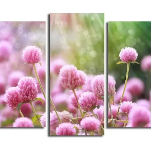 Canvastavla 3-pack Flerfärgad 20x39 cm - Inredning Nedsatt pris