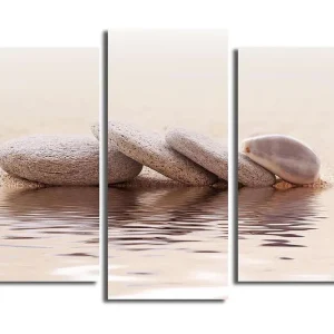 Premium Canvastavla 3-pack Flerfärgad 20x39 cm - Inredning