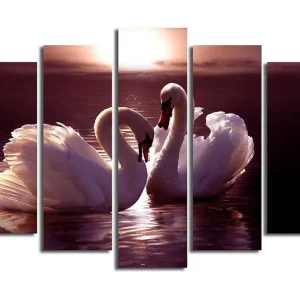 Köp nu Canvastavla 5-pack Flerfärgad 19x60 cm - Inredning
