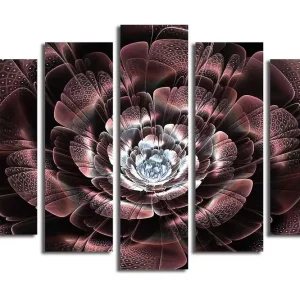 Canvastavla 5-pack Flerfärgad 19x60 cm - Inredning Endast idag