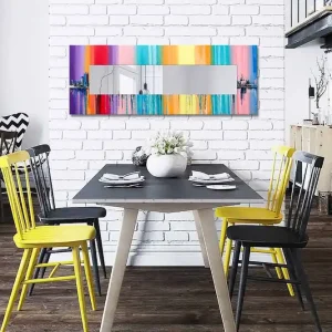 Nedsatt pris Mokhcha Dekorspegel 40x120 cm Christmas Canvas/Flerfärgad - Inredning