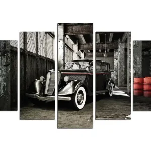 Canvastavla Vehicles 5-pack Flerfärgad 20x60 cm - Inredning Lägg i varukorgen